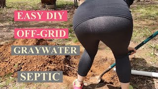 Off Grid Grey Water Septic System DIY Cheap & Easy by OKLAHOMA OFF-GRID 7,925 views 1 year ago 8 minutes, 36 seconds