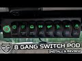Switch Panel and Control Assembly for Jeep JK - Install, Test, and Review!