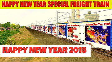 Happy New Year | Special Freight Train | MSTS Open Rails | Indian Train Simulator