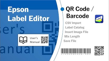Epson Label Editor Software - Adding QR Codes and Barcodes to Your Labels