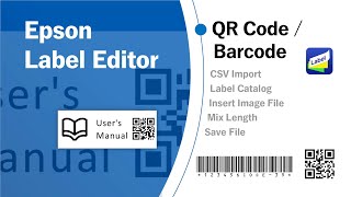 Epson Label Editor Software - Adding QR Codes and Barcodes to Your Labels screenshot 4