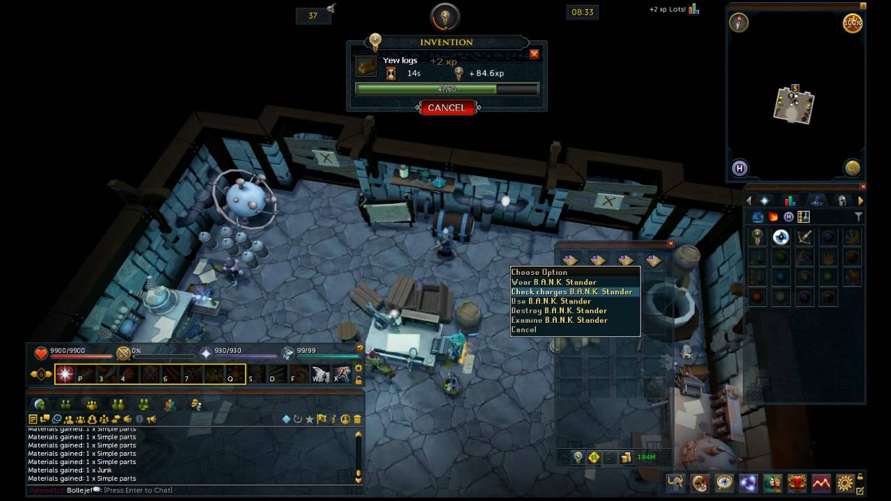runescape bank stander is