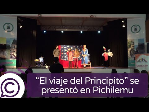 Niños y niñas de Pichilemu disfrutaron la obra "El Viaje del Principito"