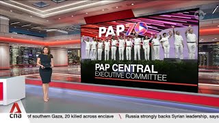 PAP unveils its new central executive committee; Lawrence Wong officially elected secretary-general