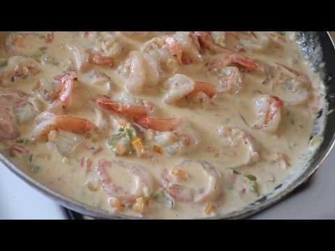 Video: Cómo Cocinar Camarones En Salsa Cremosa
