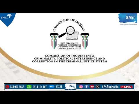 The Madlanga Commission Of Inquiry Live On SAfmTalkingPoint With Cathy Mohlahlana 