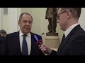Ответы С.Лаврова на вопросы программы «Москва. Кремль. Путин», Москва, 19 января 2025 года