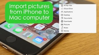 Transfer photos from iPhone to Mac