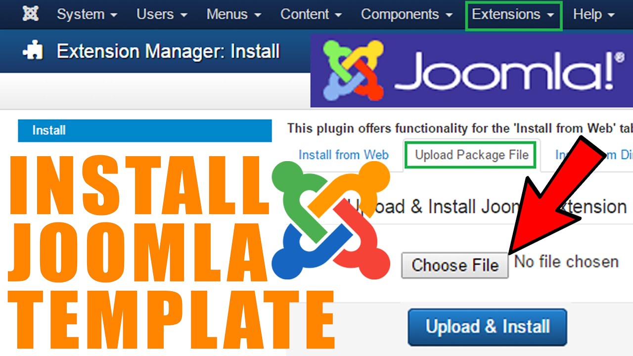  Update New How to Install a Joomla Template?