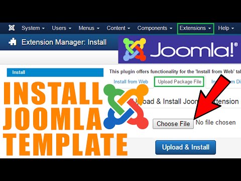 How to Install a Joomla Template?