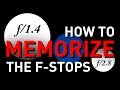 Memorize the F-Stop Scale With Simple Math