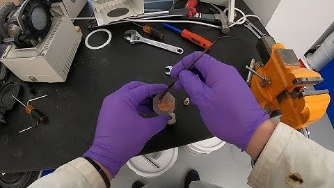 Making a Solid State IR Sample with a KBr Press