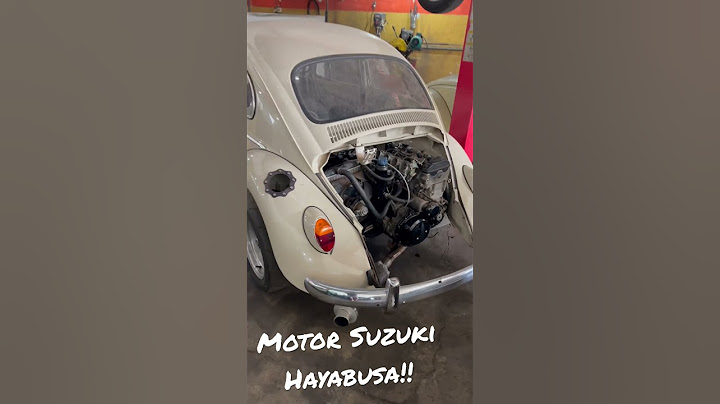 Adaptação motor Suzuki em um Fusca.