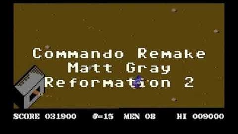Commando C64 Theme Remake Preview by Matt Gray
