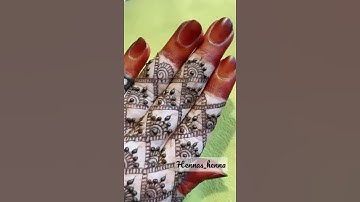 Grid mehendi design 2021 🌿 Shorts ! Latest bridal mehandi | Hennas_henna