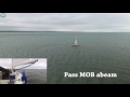 Man overboard under sail  the quick stop method