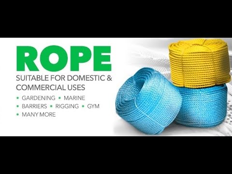 PP/HDPE Rope, Dan Line Rope, Monofilament Rope, Film Rope