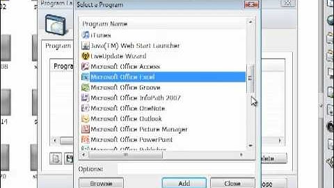 Starting a Program on a Student Computer