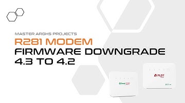 R281 Modem | Firmware Downgrade From 4.3 To 4.2 in 2 Minutes (2022)