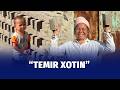 1 kunda 1200 ta g‘isht quyadigan toshloqlik “temir xotin”
