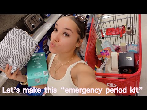 LET'S GO TO TARGET & MAKE A PERIOD KIT (FOR ALL AGES)