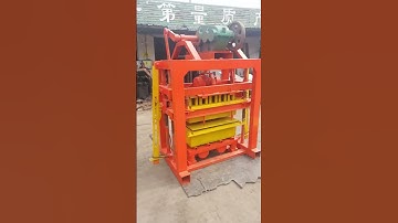 QT4-40 small economy concrete block machines load container, delivery to Kingston, Jamaica