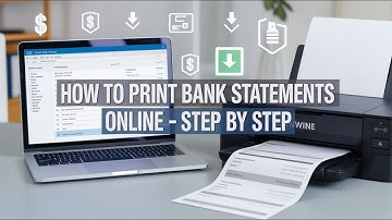 How to Print Bank Statements Online - Step by Step Tutorial 2025