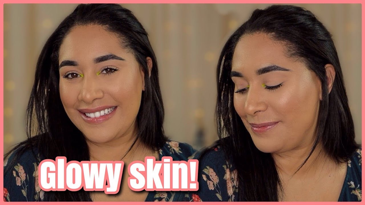 Glowy Skin for Oily Skin | Summer Makeup Tutorial