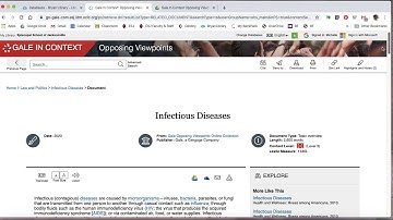 Highlighting and Making Notes using Gale In Context databases