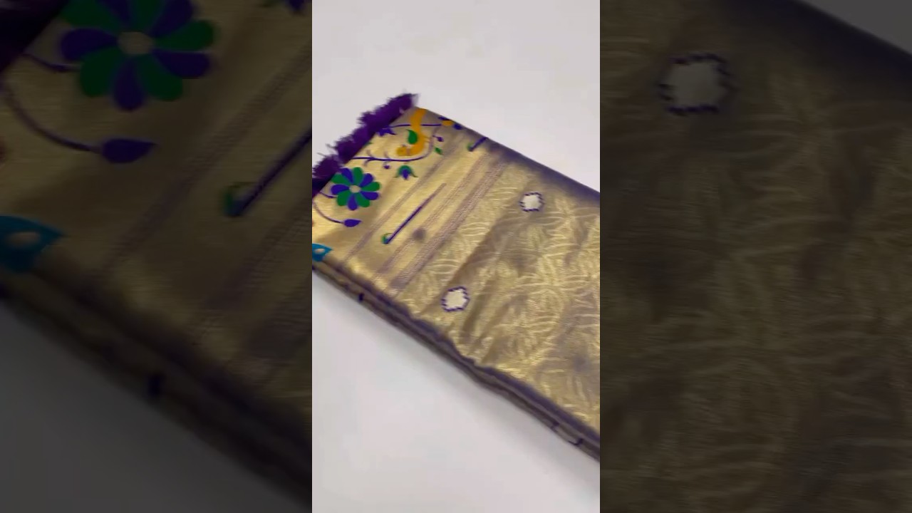 Tissue Silk Peacock Paithani Saree