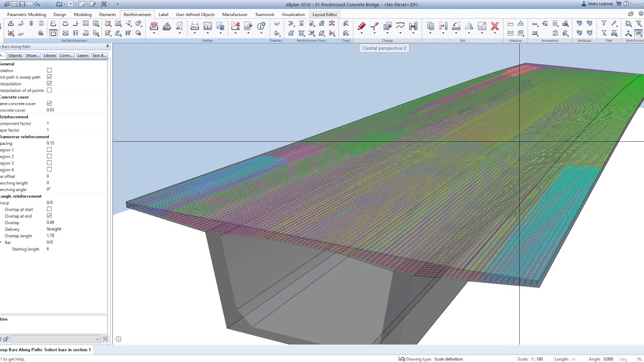 Allplan 3D Bewehrung - YouTube