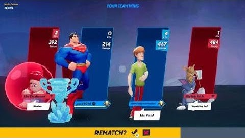 MultiVersus: Superman and Shaggy Rogers Vs. Steven Universe and Tom and Jerry