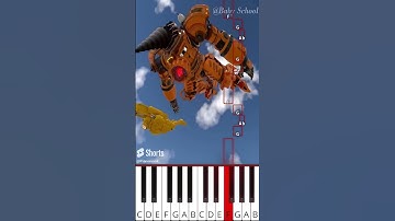 We Are Coming ! (@BabySchool.) Skibidi Toilet Animation - Octave Piano Tutorial