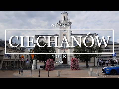 [4K] POLAND CIECHANÓW - Tour/AUTUMN VISIT TO CIECHANÓW