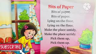 Poem Bits of paper|| Rhymes for kids|| poem for kids screenshot 2