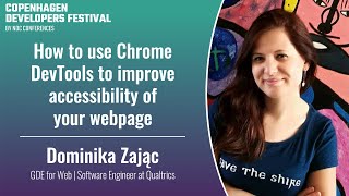 How to use Chrome DevTools to improve accessibility of your webpage - Dominika Zając screenshot 1