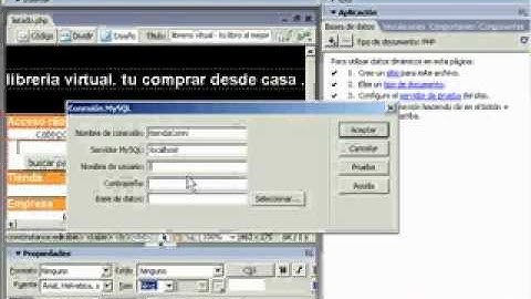 dreamweaver avanzado con php y mysql - tienda online videotutoriales.es