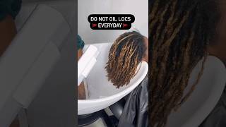 Do Not Oil Locs Everyday #locs #locjourney