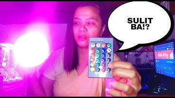 16 Colors RGB LED BULB 15w with REMOTE | Unboxing and Testing | Shopee
