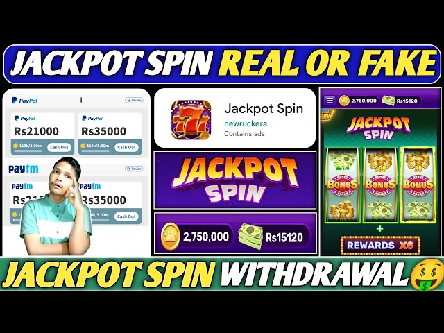 jackpot spin real money