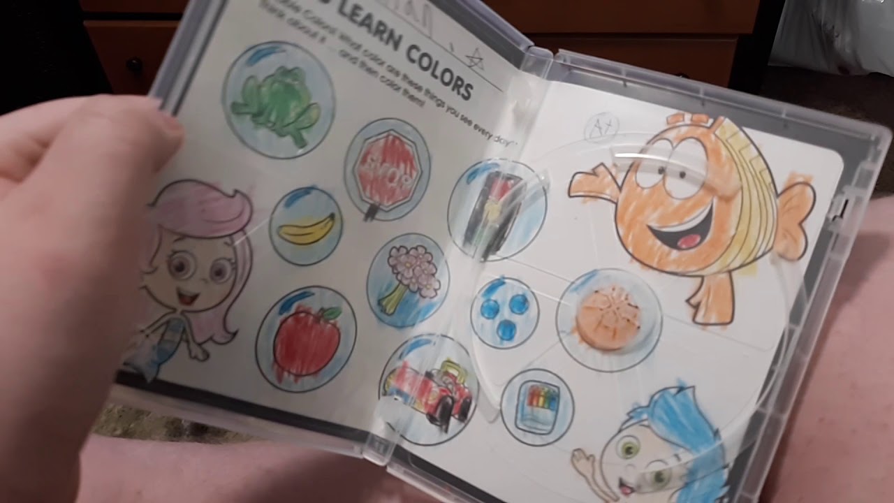 Opening menu walkthrough of nickelodeon let s learn colors dvd from