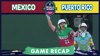 Recap: Mexico vs. Puerto Rico