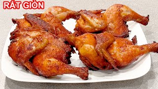 🔴Mẹo Cách Làm Gà Chiên Giòn, Gà Rất giòn Đẹp và Thơm Ngon. Very Crispy Fried Chicken Recipe.