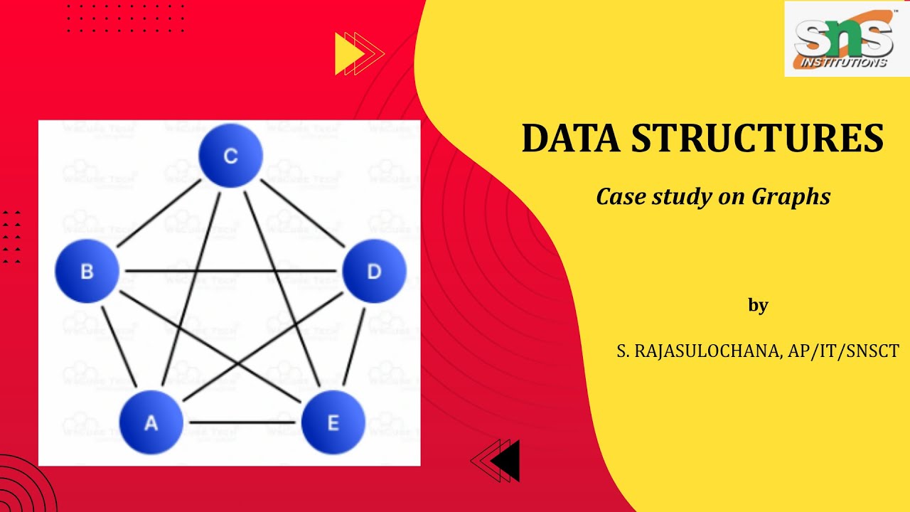 Case study on Graphs | Data Structures | SNS Institutions - YouTube