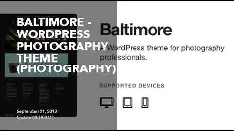 Top 100 Photography Wordpress Themes