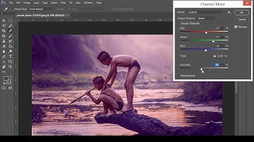 Photoshop channel mixer - How to use the channel mixer in photoshop CC