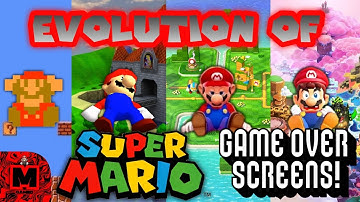 EVOLUTION  OF SUPER MARIO GAME OVER SCREENS! (1981/1983-2025) | MARKIS MARK TV