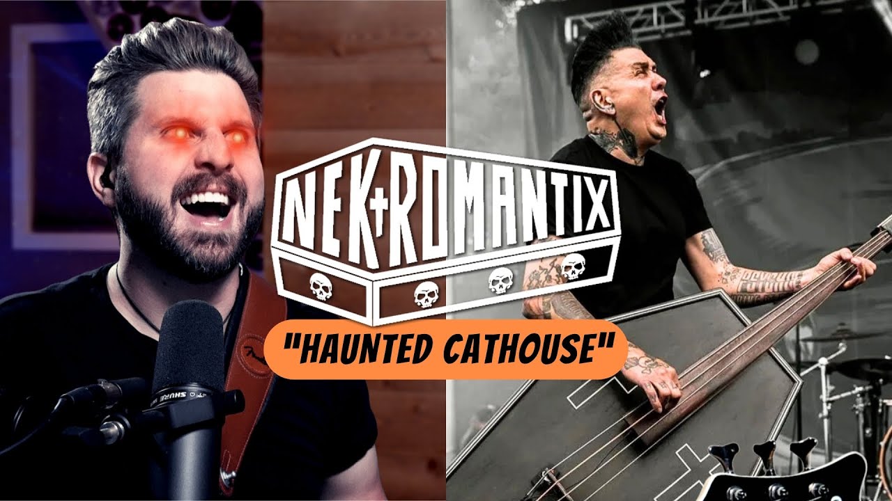 So this is TRUE psychobilly?! Bass Teacher REACTS to NEKROMANTIX - "Haunted Cathouse"