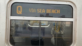 On Board A 96 St.-2Nd Ave. Bound R160 Q Train From Coney Island-Stillwell Avenue To 96 St.-2Nd Ave.