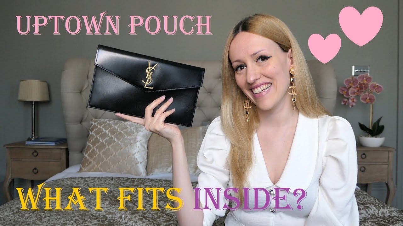 YSL pouch/ Saint Laurent clutch review. What fits inside? The one clutch bag  you need? 
